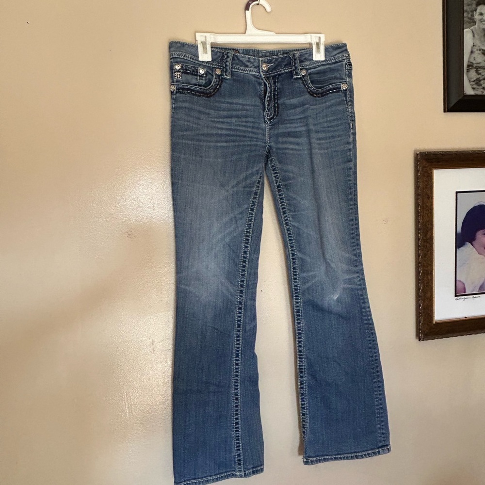 Miss Me Blue Boot Cut Jeans